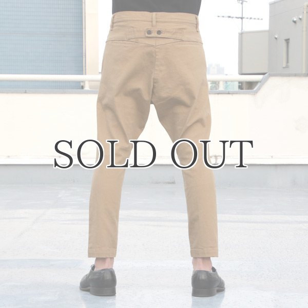 画像4: ストレッチムラヘビーチノロークロッチアンクルパンツ 【MADE IN JAPAN】『日本製』【送料無料】 / Upscape Audience (4)