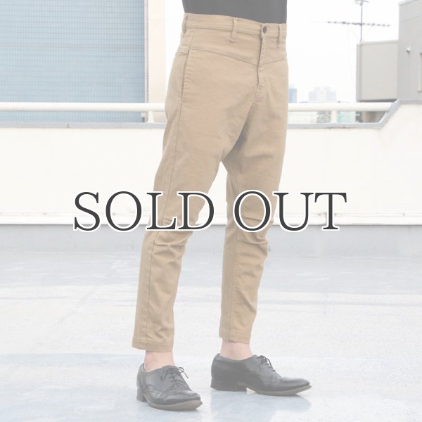 画像3: ストレッチムラヘビーチノロークロッチアンクルパンツ 【MADE IN JAPAN】『日本製』【送料無料】 / Upscape Audience (3)