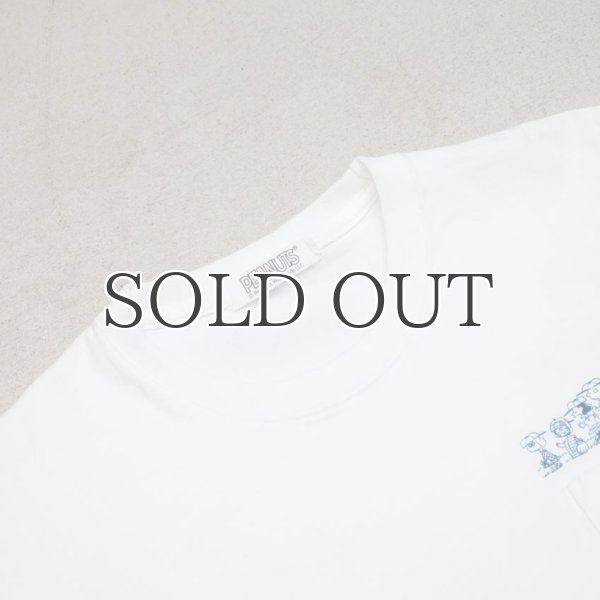 画像23: Old Snoopy "Schulz-Comic" 7.1oz米綿丸胴オールドプリントクルーネックポケットT / Audience (23)