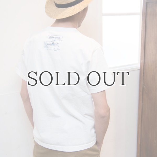 画像8: Old Snoopy "Schulz-Riding" 7.1oz米綿丸胴オールドプリントクルーネックT / Audience (8)