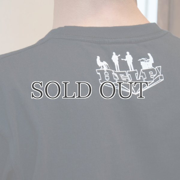 画像9: BEATLES "THE BEATLES" 7.1oz米綿丸胴オールドプリントクルーネックポケットT / Audience (9)