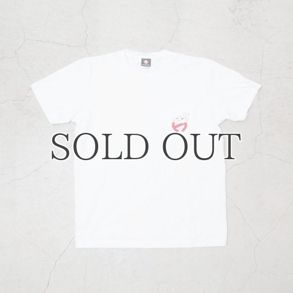 画像10: Ghost Busters "Michael C. Gross Logo-II" 7.1oz米綿丸胴オールドプリントクルーネックポケットT / Audience (10)