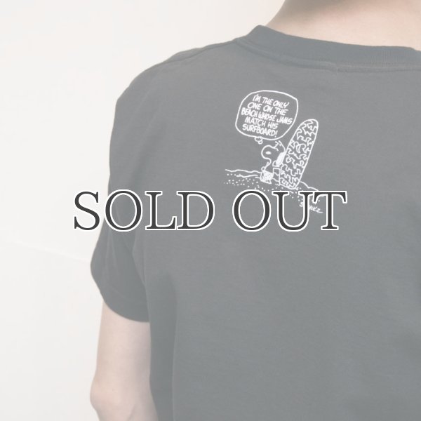 画像4: Old Snoopy "Schulz-Surf" 7.1oz米綿丸胴オールドプリントクルーネックポケットT / Audience (4)