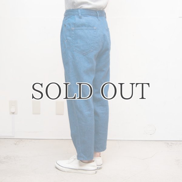 画像13: 【RE PRICE/価格改定】麻混デニムワイド2タックアンクルパンツ【MADE IN JAPAN】『日本製』 / Upscape Audience (13)
