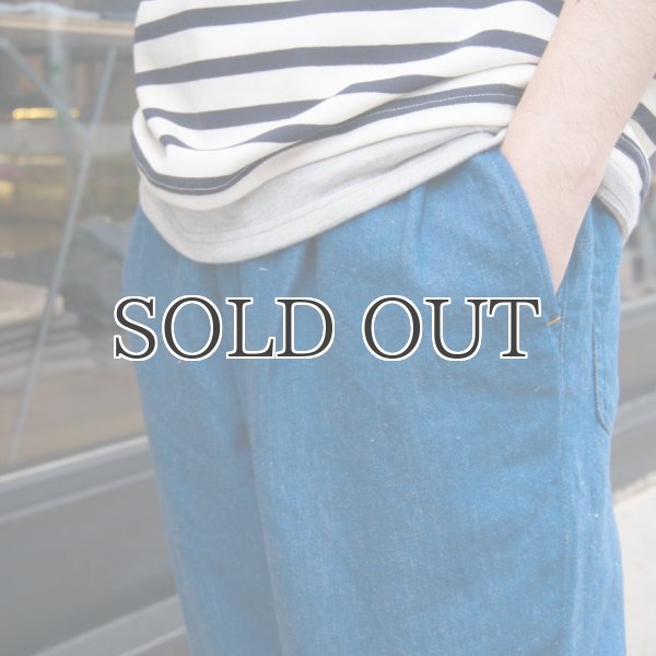 画像14: 【RE PRICE/価格改定】麻混デニムワイド2タックアンクルパンツ【MADE IN JAPAN】『日本製』 / Upscape Audience (14)