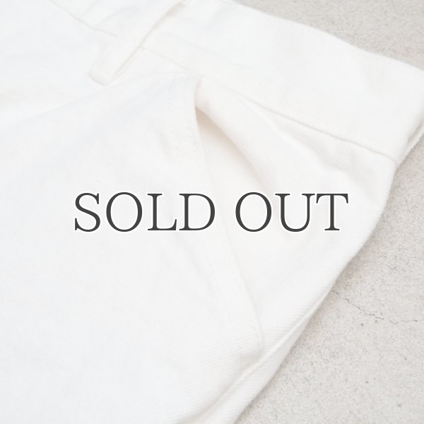 画像17: 赤耳（セルヴィッチ）ホワイトデニムワイドペインターインステップカットパンツ【MADE IN JAPAN】『日本製』/ Upscape Audience (17)