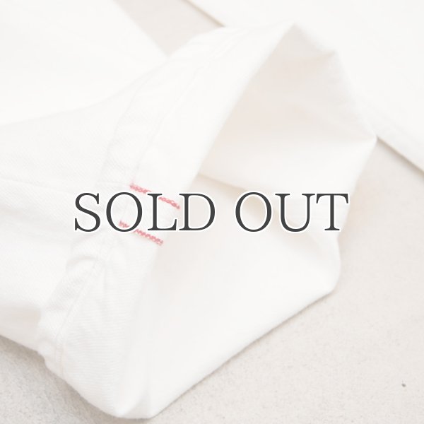 画像19: 赤耳（セルヴィッチ）ホワイトデニムワイドペインターインステップカットパンツ【MADE IN JAPAN】『日本製』/ Upscape Audience (19)