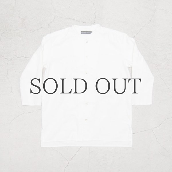 画像12: コットンリネンキャンバスマオカラークォータースリーブジャケット【MADE IN JAPAN】『日本製』【送料無料】 / Upscape Audience (12)