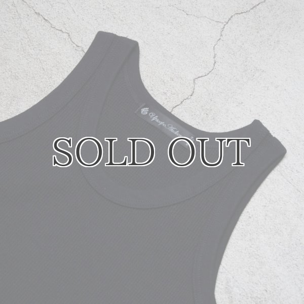 画像17: 度詰ワッフルロングタンクトップ【MADE IN JAPAN】『日本製』/ Upscape Audience  (17)