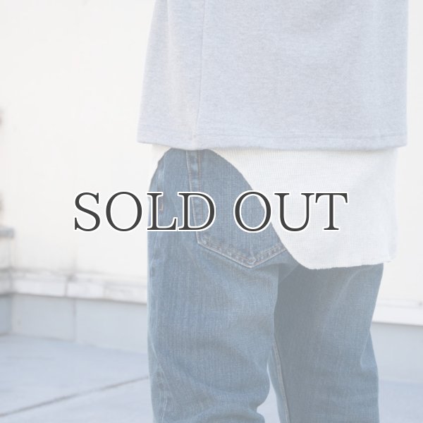 画像14: 度詰ワッフルロングタンクトップ【MADE IN JAPAN】『日本製』/ Upscape Audience  (14)