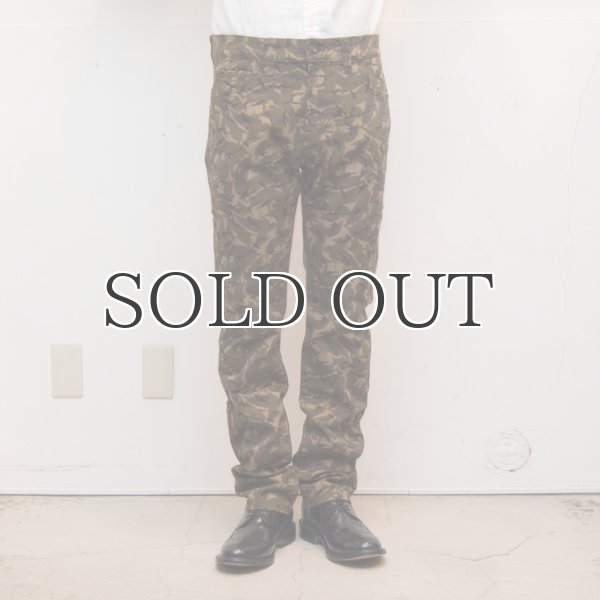 画像4: ブリティッシュカモ柄プリントツイルタイトフィットパンツ  / Upscape Audience (4)