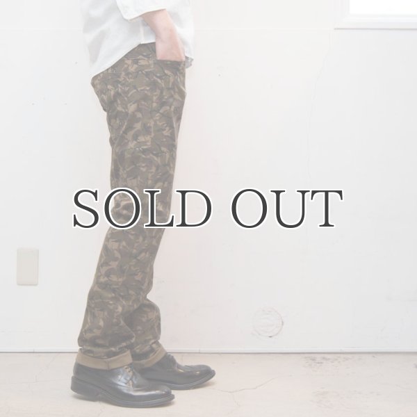 画像7: ブリティッシュカモ柄プリントツイルタイトフィットパンツ  / Upscape Audience (7)