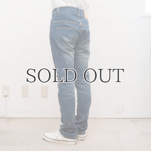 画像12: タイトフィットストレートヴィンテージクラッシュストレッチデニムパンツ  / Audience (12)