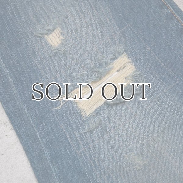 画像16: タイトフィットストレートヴィンテージクラッシュストレッチデニムパンツ  / Audience (16)