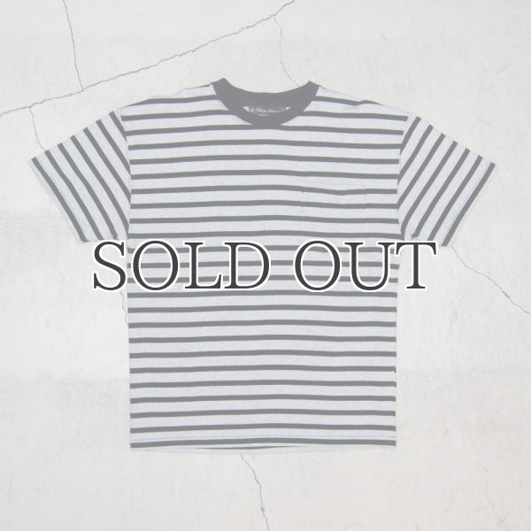 画像11: BSQボーダークルーネック胸ポケ付ビックT 【MADE IN JAPAN】『日本製』/ Upscape Audience (11)