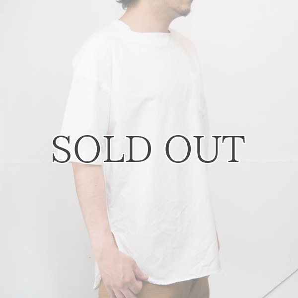 画像3: タイプライターボートネックプルオーバーS/Sポケットシャツ【MADE IN JAPAN】『日本製』 / Upscape Audience (3)