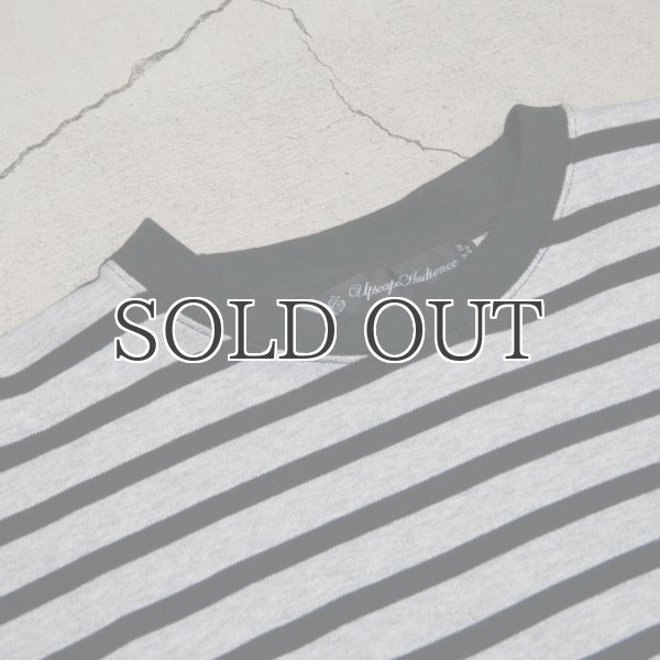 画像9: BSQボーダークルーネック胸ポケ付ビックT 【MADE IN JAPAN】『日本製』/ Upscape Audience (9)