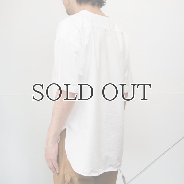 画像4: タイプライターボートネックプルオーバーS/Sポケットシャツ【MADE IN JAPAN】『日本製』 / Upscape Audience (4)