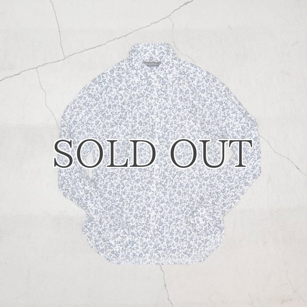 画像5: 小花柄リネンワイドスプレッドカラーボタンダウン長袖シャツ [Lady's] 【MADE IN JAPAN】『日本製』/ Upscape Audience (5)