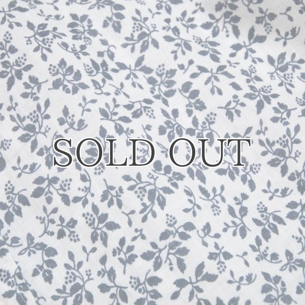 画像6: 小花柄リネンワイドスプレッドカラーボタンダウン長袖シャツ [Lady's] 【MADE IN JAPAN】『日本製』/ Upscape Audience (6)