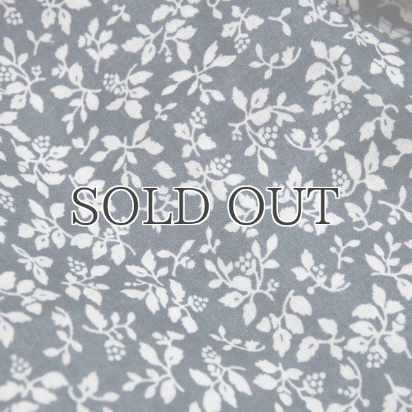 画像4: 小花柄リネンワイドスプレッドカラーボタンダウン長袖シャツ [Lady's] 【MADE IN JAPAN】『日本製』/ Upscape Audience (4)