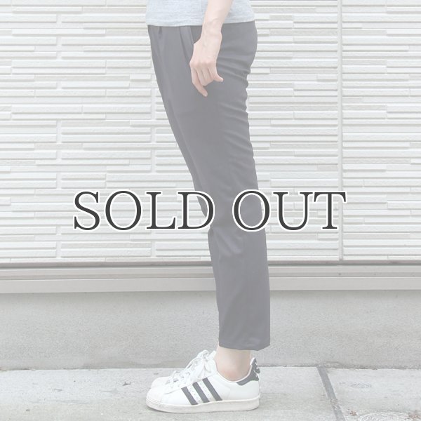 画像3: サマーウール調ツイルストレッチ2タックイージーアンクルパンツ [Lady's]【MADE IN JAPAN】『日本製』 / Upscape Audience (3)