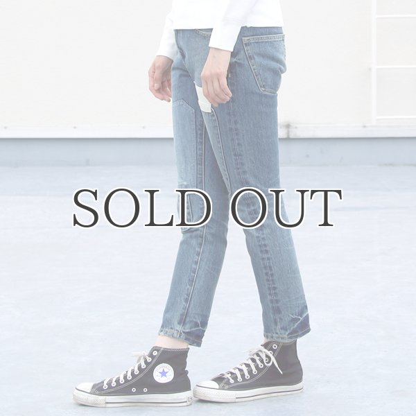 画像3: 赤耳（セルヴィッチ）68'sヴィンテージリペアアンクルパンツ [Lady's]【送料無料】/ Audience (3)