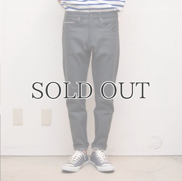 画像5: 赤耳（セルヴィッチ）墨灰×墨灰デニムアンクルパンツ 【MADE IN JAPAN】『日本製』【送料無料】 / Upscape Audience (5)