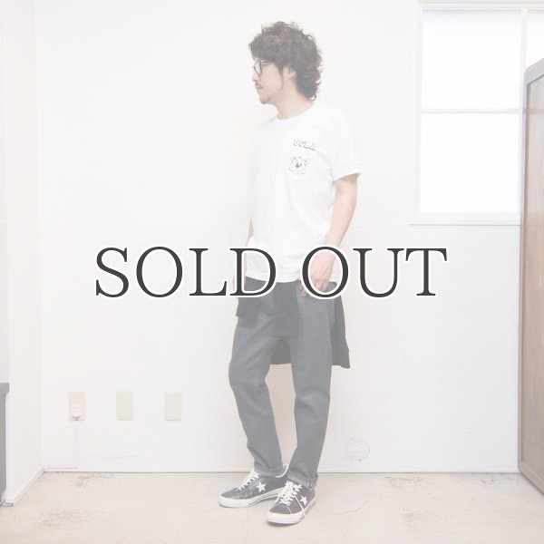 画像3: 赤耳（セルヴィッチ）墨灰×墨灰デニムアンクルパンツ 【MADE IN JAPAN】『日本製』【送料無料】 / Upscape Audience (3)