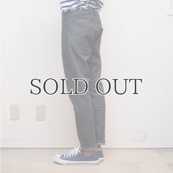 画像7: 赤耳（セルヴィッチ）墨灰×墨灰デニムアンクルパンツ 【MADE IN JAPAN】『日本製』【送料無料】 / Upscape Audience (7)