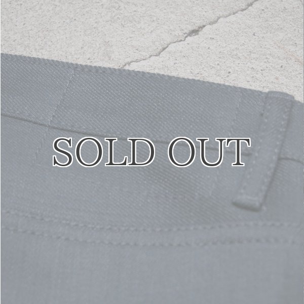 画像12: 赤耳（セルヴィッチ）墨灰×墨灰デニムアンクルパンツ 【MADE IN JAPAN】『日本製』【送料無料】 / Upscape Audience (12)