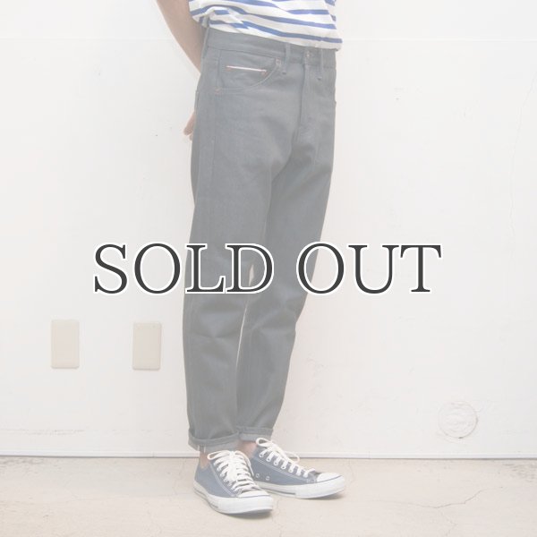 画像6: 赤耳（セルヴィッチ）墨灰×墨灰デニムアンクルパンツ 【MADE IN JAPAN】『日本製』【送料無料】 / Upscape Audience (6)