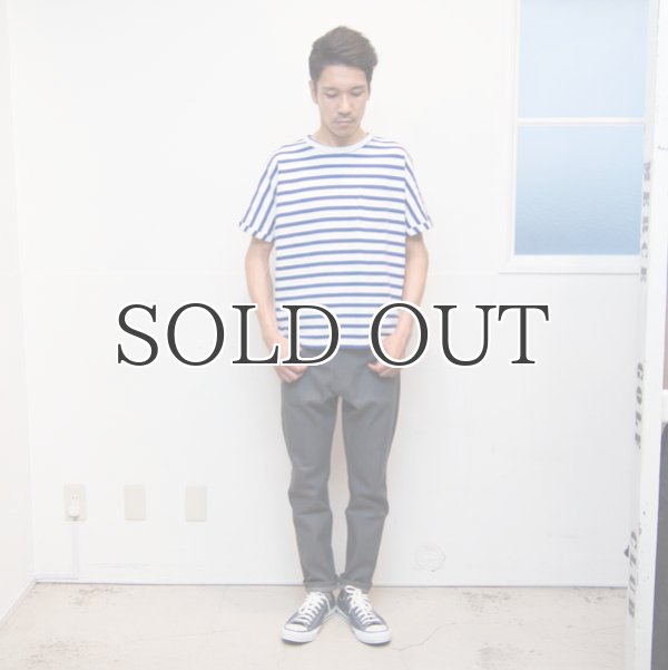 画像4: 赤耳（セルヴィッチ）墨灰×墨灰デニムアンクルパンツ 【MADE IN JAPAN】『日本製』【送料無料】 / Upscape Audience (4)