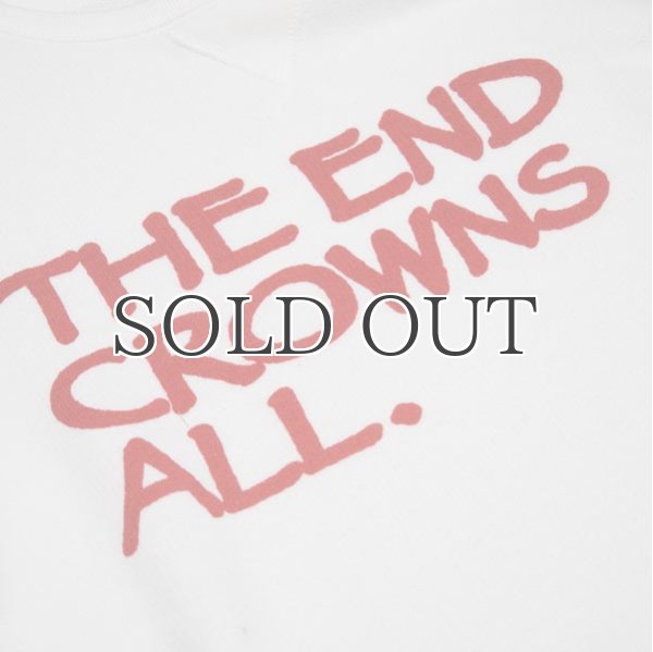 画像9: 【RE PRICE/価格改定】オールドプリント"The End Crowns All."ヴィンテージガゼットクルーネックスウェット [Lady's] / Audience (9)
