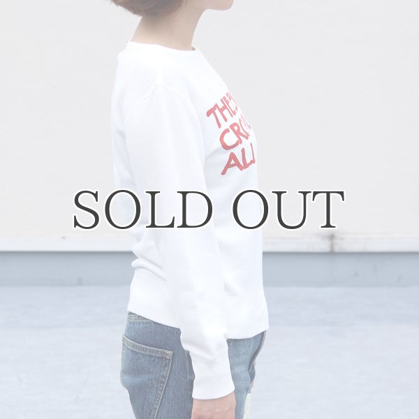 画像3: 【RE PRICE/価格改定】オールドプリント"The End Crowns All."ヴィンテージガゼットクルーネックスウェット [Lady's] / Audience (3)