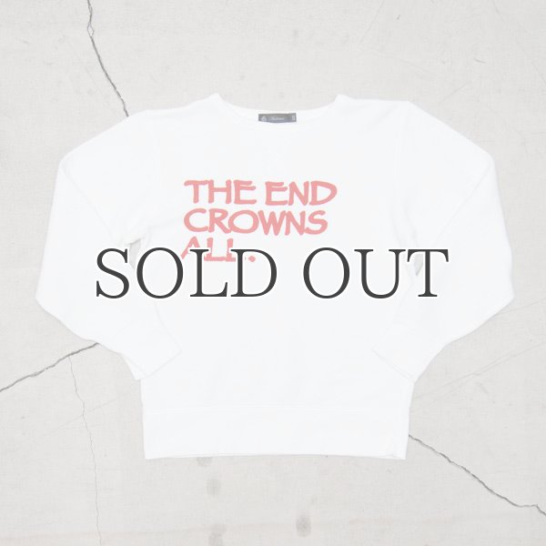 画像6: 【RE PRICE/価格改定】オールドプリント"The End Crowns All."ヴィンテージガゼットクルーネックスウェット [Lady's] / Audience (6)