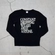 画像6: 【RE PRICE/価格改定】オールドプリント"Constant Dripping Wears Away A Stone."ヴィンテージガゼットクルーネックスウェット [Lady's] / Audience (6)