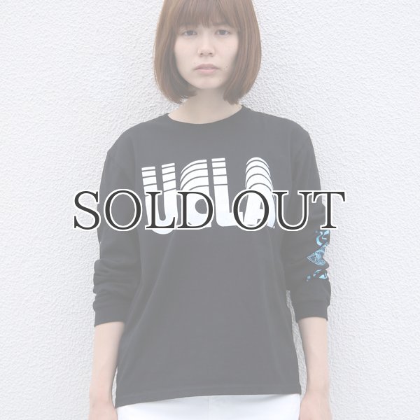 画像2: 【RE PRICE / 価格改定】オールドプリント"UCLA-SLIDE"米綿長袖TEE [Lady's] / Audience (2)