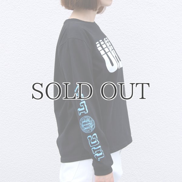 画像3: 【RE PRICE / 価格改定】オールドプリント"UCLA-SLIDE"米綿長袖TEE [Lady's] / Audience (3)