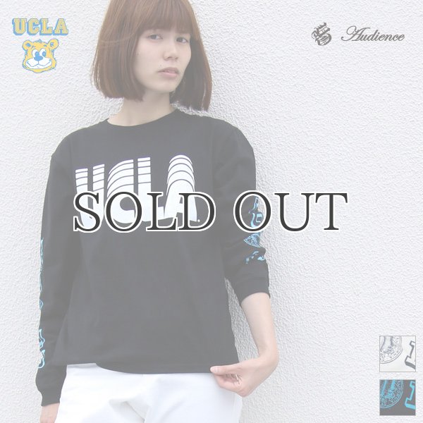 画像1: 【RE PRICE / 価格改定】オールドプリント"UCLA-SLIDE"米綿長袖TEE [Lady's] / Audience (1)