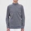 画像14: 【RE PRICE / 価格改定】高密度シルケットボーダーモックネック長袖Tシャツ【MADE IN JAPAN】『日本製』/ Upscape Audience (14)