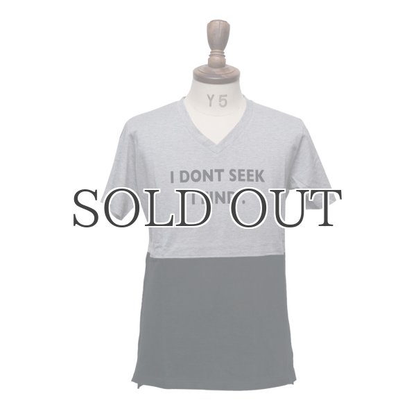 画像6: ラフィー天竺プリント切替Vネックカットソー / Upscape Audience (6)