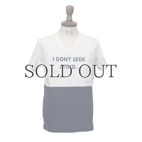 画像8: ラフィー天竺プリント切替Vネックカットソー / Upscape Audience (8)