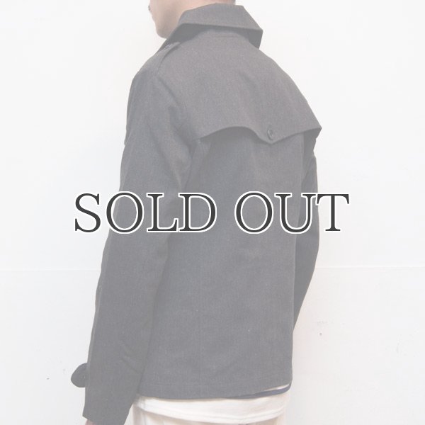画像11: C/W/P三混紡素材ジップアップショートトレンチジャケット 【送料無料】 / Audience (11)