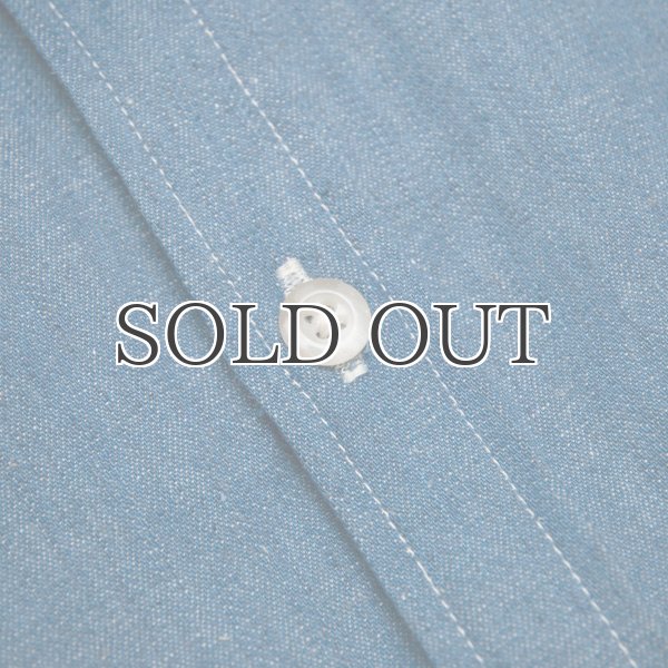 画像19: 麻混デニムオーバーサイズバンドカラーL/Sシャツ【MADE IN JAPAN】『日本製』 / Upscape Audience (19)