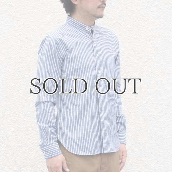 画像6: バンドカラー長袖シャツ【MADE IN JAPAN】『日本製』/ Upscape Audience (6)