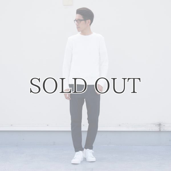 画像5: BIGワッフルクルーネック長袖ニットソー【MADE IN JAPAN】『日本製』/ Upscape Audience (5)