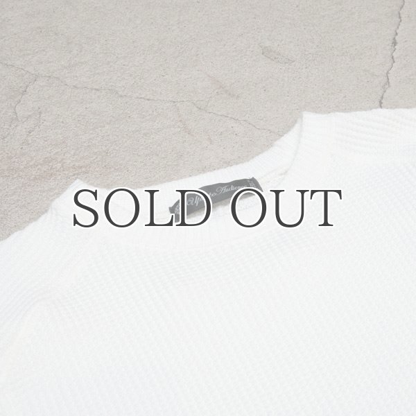 画像8: BIGワッフルクルーネック長袖ニットソー【MADE IN JAPAN】『日本製』/ Upscape Audience (8)