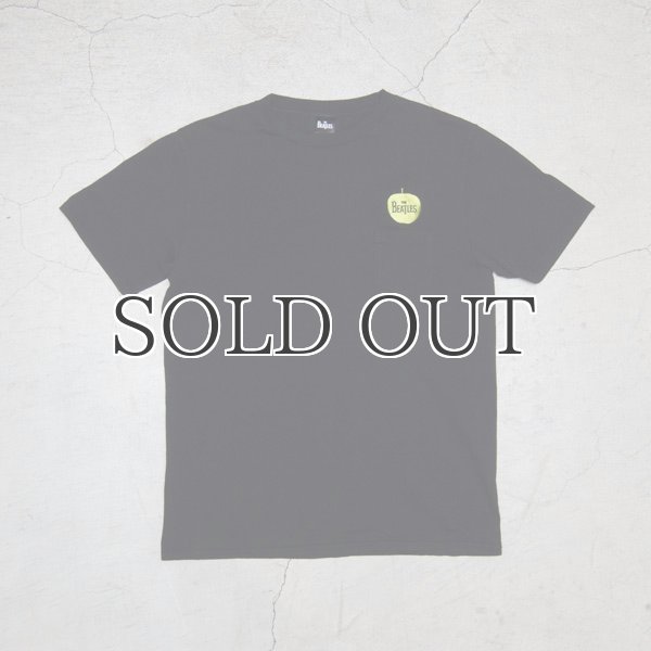 画像2: BEATLES Apple刺繍バックプリントUSAファブリック丸胴国産ポケットTEE【FABRIC MADE IN USA】【ASSEMBLED IN JAPAN】『日本製』/ Upscape Audience (2)