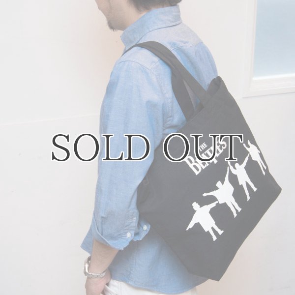 画像5: BEATLES ロゴ刺繍プリントトートバッグ/ Audience (5)